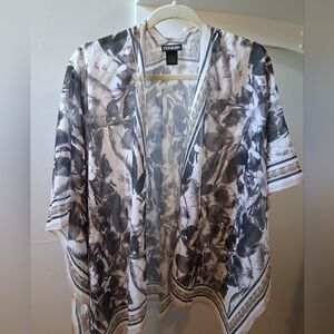 Steve Madden Women's Open Drape Loose Shawl Coverup One Size